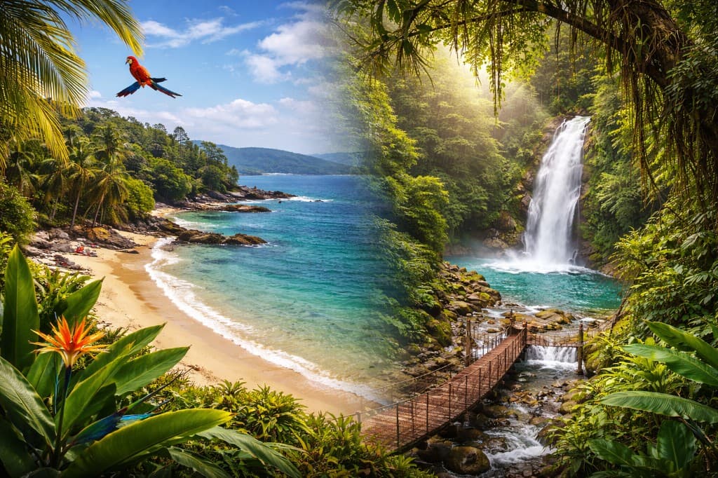 Ocean to Jungle adventure in Costa Rica